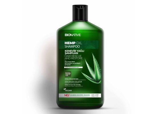 Bionative Kenevir Yağı Özlü Şampuan 400ML