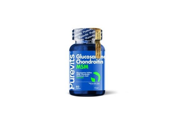 PUREVITS Glukozamin - Chondroitin – Boswellia – Hyaluronic Acid MSM 60 Adet Tablet