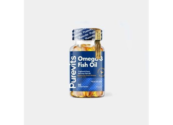 PUREVITS ADVANCED OMEGA-3 Yüksek Oran EPA DHA 1000 mg - Balık Yağı - 90 Adet Soft Jel