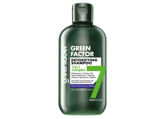 GREENLABEL GREEN FACTOR 7 BİTKİLİ YOĞUN BAKIM VE ONARIM DETOKS ŞAMPUANI