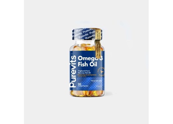 PUREVITS ADVANCED OMEGA-3 Yüksek Oran EPA DHA 1000 mg - Balık Yağı - 90 Adet Soft Jel