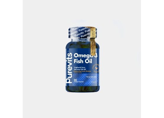 PUREVITS ADVANCED OMEGA-3 Yüksek Oran EPA DHA 1000 mg - Balık Yağı - 90 Adet Soft Jel