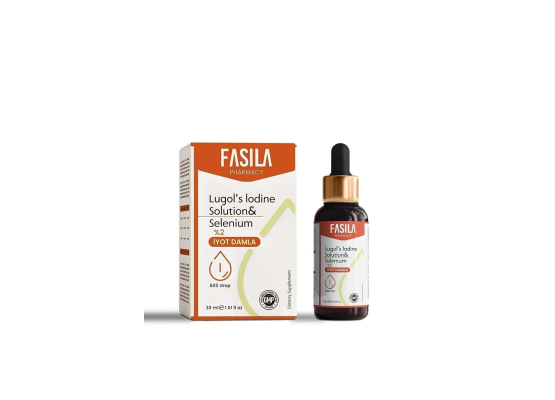 Fasila Lugol’s Solution Ve Selenyum İyot Damla - 600 Damla 30ml